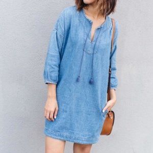 Madewell Artiste Denim Chambray Dress